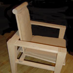 Custom Furniture: Japanesque Wooden Chair